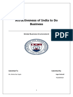 Attractiveness of India To Do Business