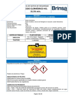 MSDS Acido Clorhídrico PDF