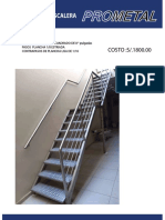 Presupuesto escalera metalica con pasos madera
