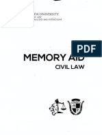 San Beda Memaid Civil Law 2018 PDF