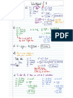 Worksheet 8 Solutions