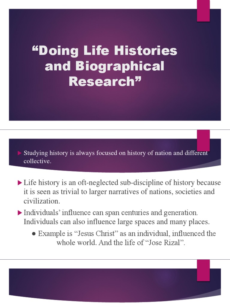 biographical research meaning