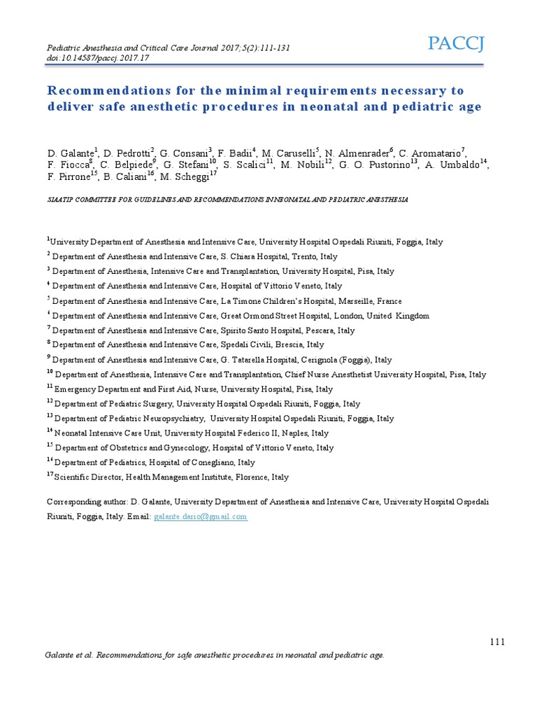 For The Minimal Requirements Necessary To Deliver Safe