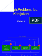 Masalah Kebijakan (kuliah 3)