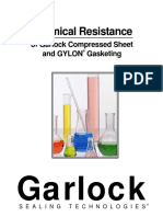 Gylon & Non Asbestos Sheet Material Chemical Resistance Chart