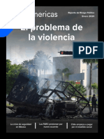 [Extracto] BNamericas - Reporte de Riesgo Político - El Problema de la Violencia