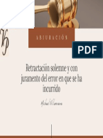 ABJURACIÓN