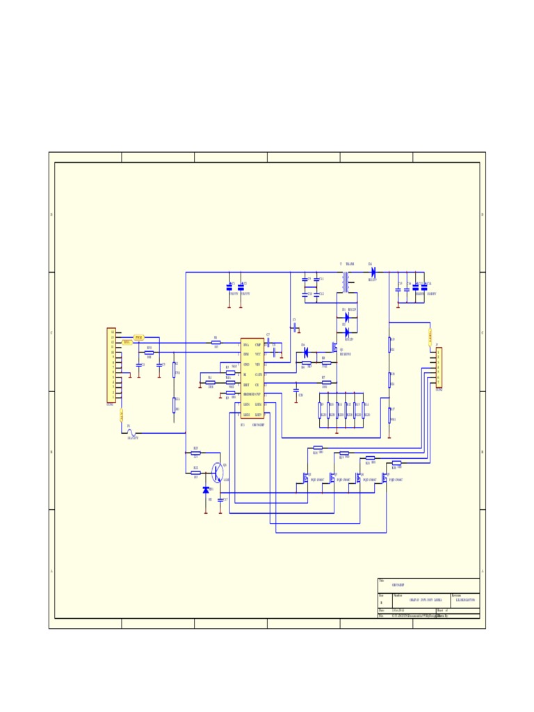 50W LED Driver Circuit Schematic | PDF