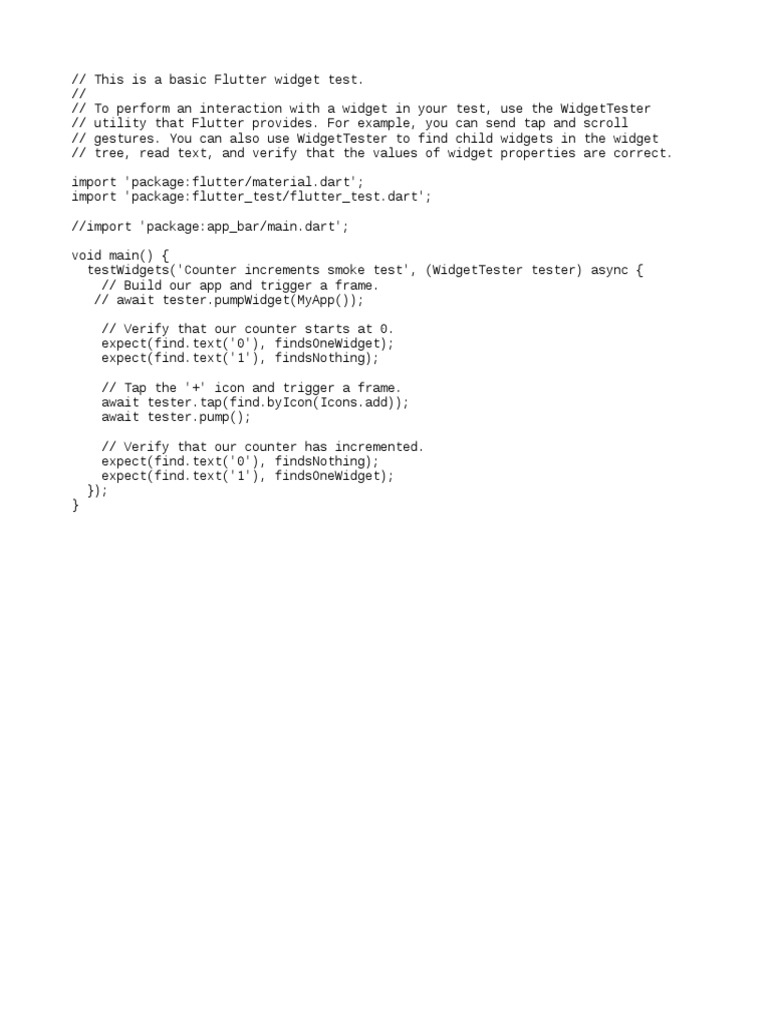 Widget Test | PDF | Technology & Engineering