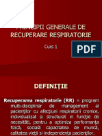 Principii Generale de Recuperare Respiratorie