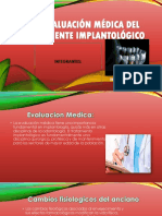 Evaluación Médica Del PX Implantológico