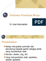 Pedoman Penulisan Resep