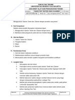 Jobsheet Apt 12b Injector Cleaner Tester