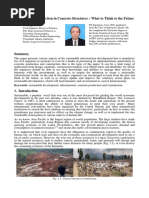 Sustainable Construction in Concrete Structures - Keynote Paper FX Supartono IABSE Guangzhou 2016