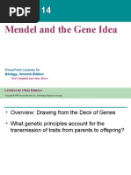 Mendel and The Gene Idea: Powerpoint Lectures For