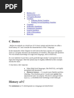 C Basics: Subsections