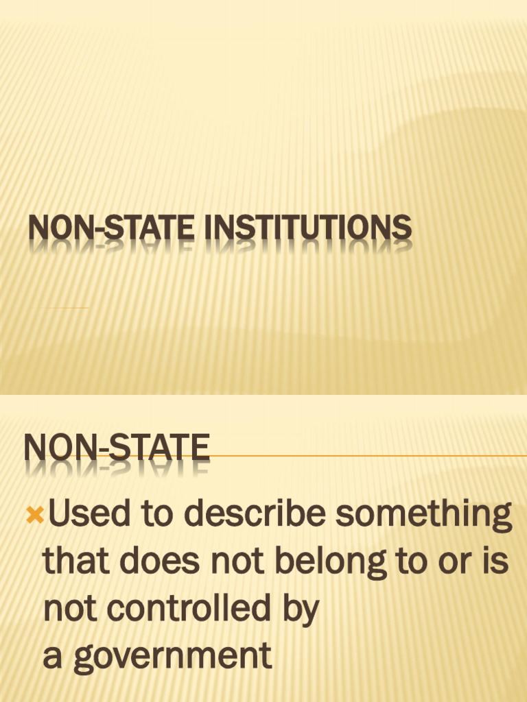 Nonstate institutions.pptx Banks Cooperative