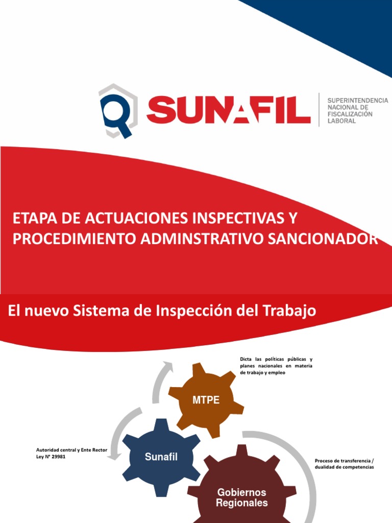 Actuaciones Inspectivas de SUNAFIL | PDF | Derecho laboral | Importar
