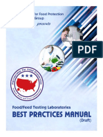 PFP LTG Food Feed Testing Laboratories Best Practices Manual Draft PDF