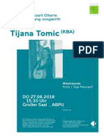 2019 - 06 - 27 - Abschluss Gitarre - Tomic - Plakat