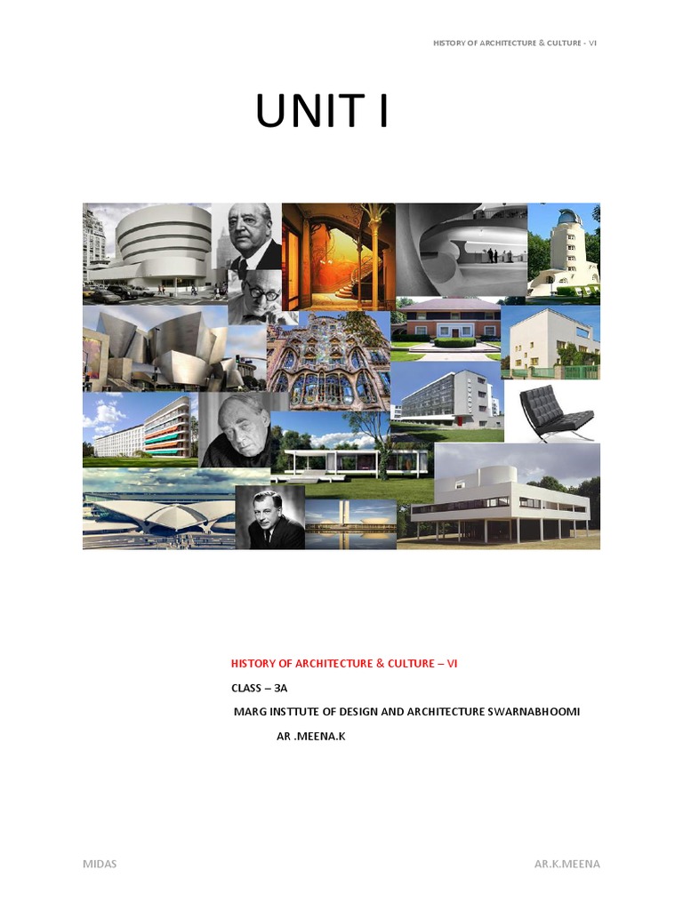 Unit 1 PDF | PDF | Architectural Design | Architecture