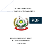 KATA PENGANTAR LKPJ Dinas Lingkungan Hidup 2018