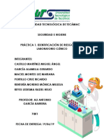  IDENTIFICACIÓN DE RIESGOS EN LABORATORIO CLÍNICO