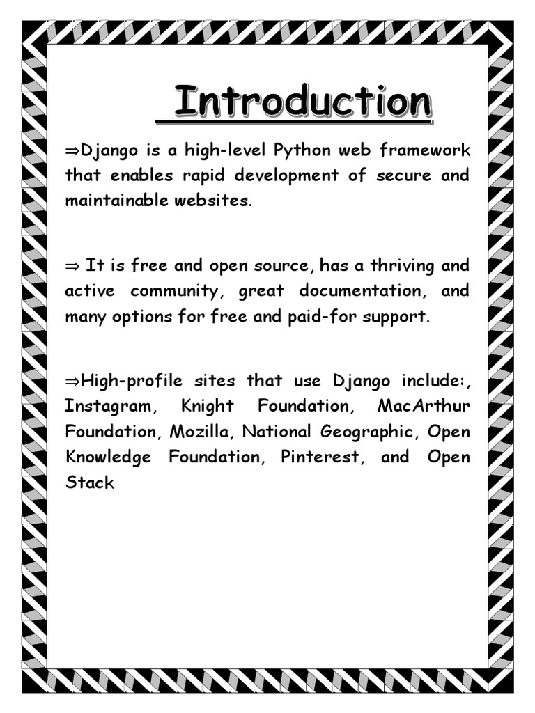 Computer Project On Django App Creation Theory Part | PDF | Hypertext ...