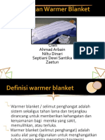 Pemasangan Warmer Blanket