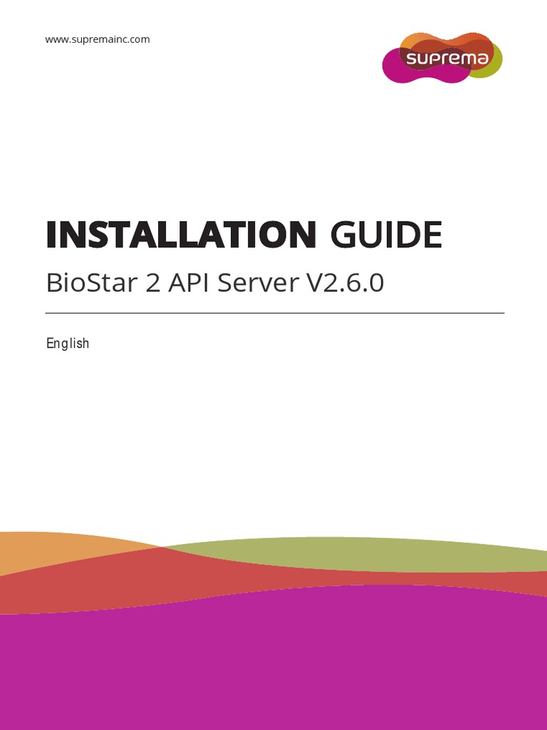 BioStar 2 API Server Installation Guide | PDF | 64 Bit Computing ...