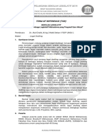 TERM OF REFERENCE Legal Drafting