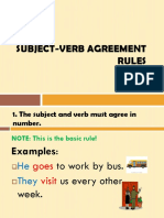 Subject-Verb Agreement Rules - Bangg