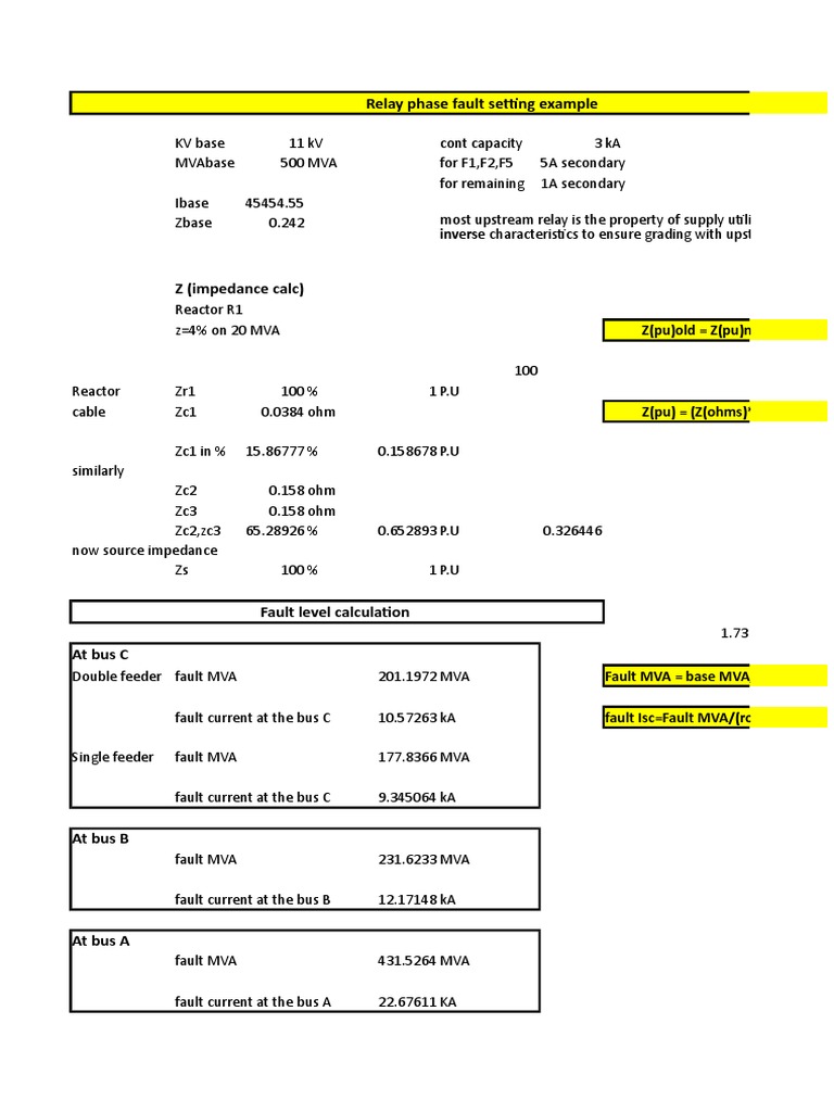 Relay Coordination Overcurrent PDF Fuse (Electrical) Relay
