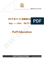Sep - Dec IELTS topic-PART2&3-PUFF Education