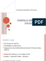Omphalopagus Twins: Treatment Planning/ Discussion