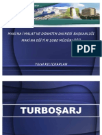 Dizel Motorlarda Turbo Şarj