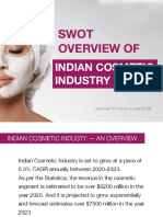 Swot Analysis of Indian Cosmetic Industry 2020