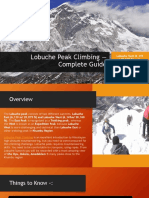 Lobuche Peak Climbing - Complete Guide