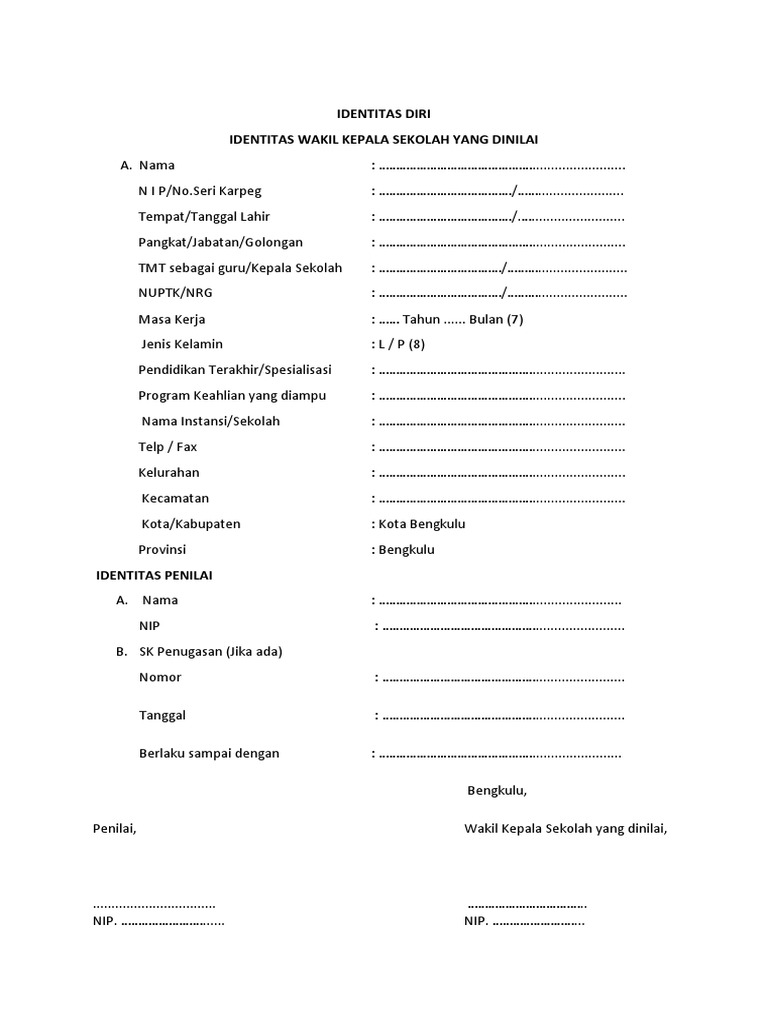 Wakil Kepala Sekolah | PDF