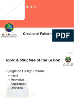 Creational Pattern - Singleton