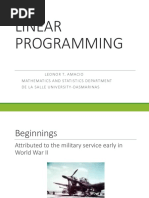 Linear Programming For BSA Students