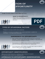 Lesson 15 Identification of Business Opportunity