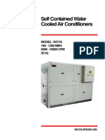 Self-Contained Air Conditioners with Water-Cooled Condensers