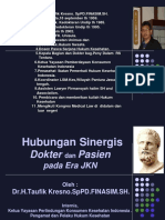 S11 Hubungan Sinergis Dokter Pasien Problematika (dr, Taufik Kresna SpPD).ppt