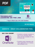 OneNote Tutorial | PDF | Hyperlink | Metre (Poetry)