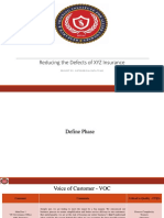 Reducing The Defects of XYZ Insurance - A Project by Categorical Team v1