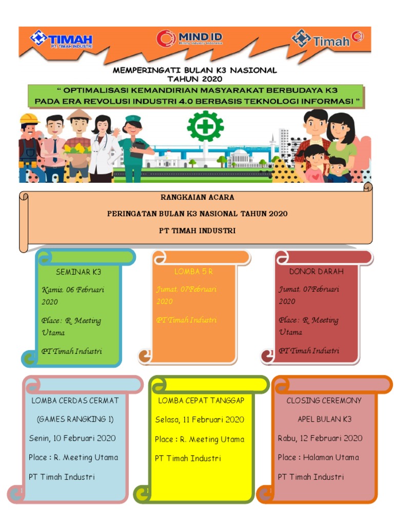Flyer Peringatan Bulan K3 Nasional 2020-Dikonversi | PDF