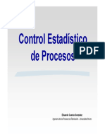 Control Estadístico de Procesos.