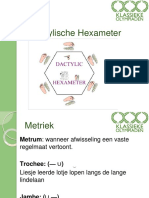 Dactylische Hexameter Grieks