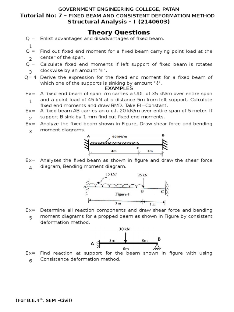 Fixed Beam Analysis Tutorial | PDF